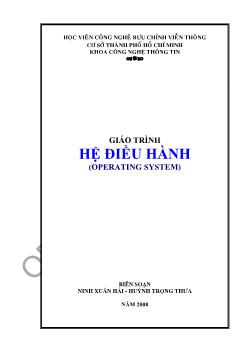 Giáo trình Hệ điều hành (operating system)