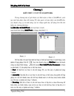 Giáo trình SolidWork