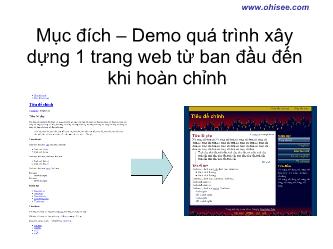 Hướng dẫn thiết kế giao diện Website bằng CSS