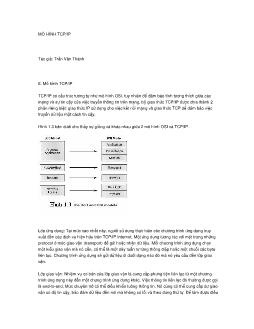 Mô hình TCP/IP