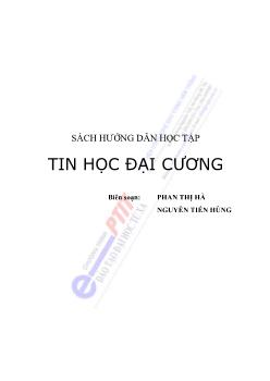 Sách hướng dẫn học tập Tin học đại cương