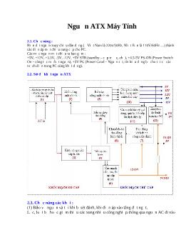 Tài liệu Nguồn ATX máy tính