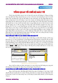 Tổng quan về chế độ màu vẽ - Macromedia flash 5.0