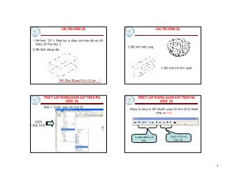 Vẽ autocad 3D