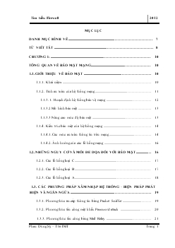 Đồ án Tìm hiểu Firewall