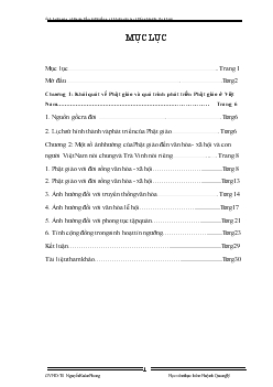 Đề tài Ảnh hưởng của phật giáo đối với đời sống xã hội ở nước ta và đồng bào dân tộc khmer