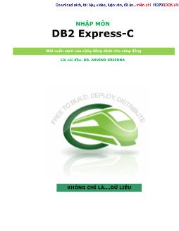 Giáo trình Nhập môn DB2 Express-C