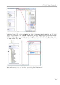 Giáo trình LINQ to SQL Tutorial - Phần Thực thi các biểu thức SQL tùy biến