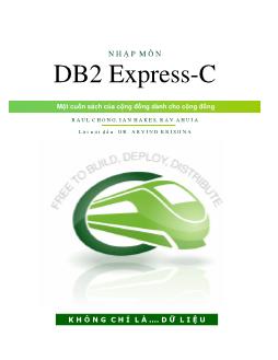 Giáo trình Nhập môn Hệ quan trị cơ sở dữ liệu DB2