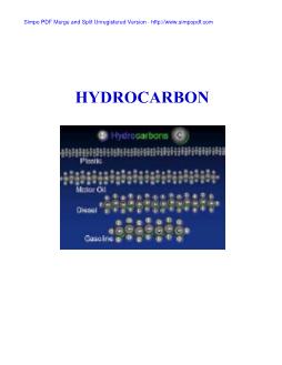 Bài giảng Hydrocarbon