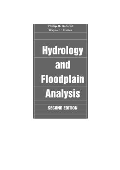 Ebook Thuỷ văn học và Phân tích vùng ngập lụt