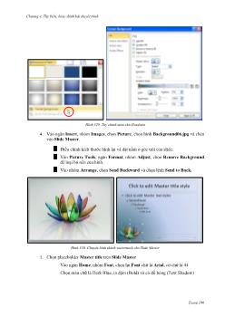 Giáo trình Tự học Microsoft PowerPoint 2010 - Phần 3