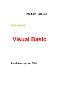 Giáo trình Visual Basic