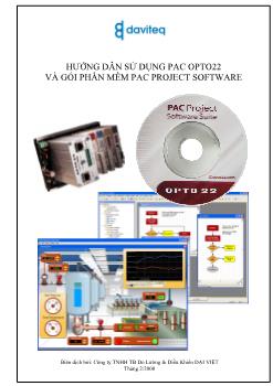 Hướng dẫn sử dụng pac opto22 và gói phần mềm pac project software