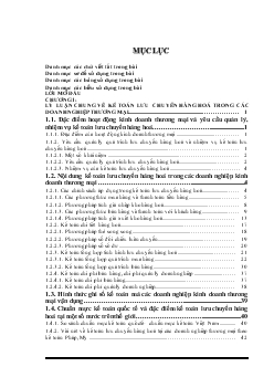 Luận văn Hoàn thiện kế toán lưu chuyển hàng hoá tại Công ty cổ phần dược phẩm thiết bị y tế Hà Nội- HAPHARCO