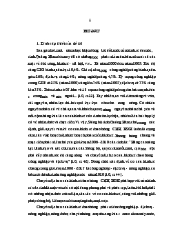 Luận văn Giải pháp mở rộng tín dụng ở Ngân hàng nông nghiệp và phát triển nông thôn Quảng Nam góp phần chuyển dịch cơ cấu kinh tế trên địa bàn