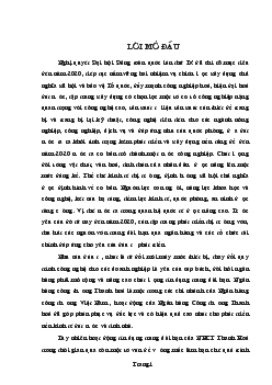 Luận văn Một số giải pháp nhằm mở rộng cho vay và nâng cao chất lượng tín dụng trung dài hạn của Ngân hàng Công thương Thanh Hoá
