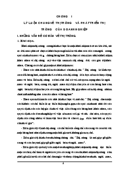 Luận văn Phát triển thị trường tiêu thụ xe gắn máy của công ty Ciri