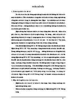 Toám tắt Luận văn Giải pháp nâng cao chất lượng tín dụng tại chi nhánh Ngân hàng đầu tư và phát triển Thăng long