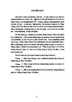 Báo cáo Một số giải pháp cải tiến hệ thống thông tin phục vụ quản lý ở Tổng Công ty Thép Việt Nam