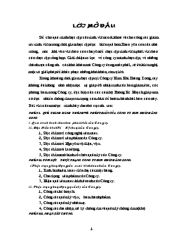 Báo cáo Thực tập tại Công ty Kim Khí Thăng Long