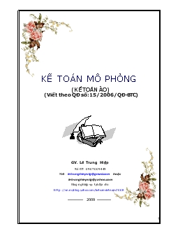 Bài giảng Hệ thống thực hành kế toán mô phỏng (kế toán ảo)