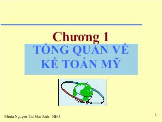 Bài giảng Kế toán quốc tế
