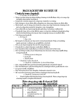 Báo cáo chuyên đi thực tế: Hà Nội – Phong Nha – Huế - Mỹ sơn – Hội An – Đà Nẵng – Đồng Hới – Cửa Lò – Làng Sen – Hà Nội