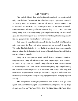 Chuyên đề Giải pháp nâng cao hiệu quả sử dụng nguồn nhân lực của khách sạn điện lực Hà Nội