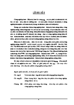 Đề tài Một số giải pháp để đạt được các mục tiêu cho thị trường tiêu thụ sản phẩm công nghiệp nông thôn