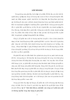 Đề tài Tình hình đầu tư phát triển của công ty cổ phần sản xuất và thương mại Hạ Long: thực trạng và giải pháp