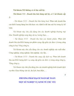 Tài liệu Kế toán kết quả bán hàng và cung cấp dịch vụ