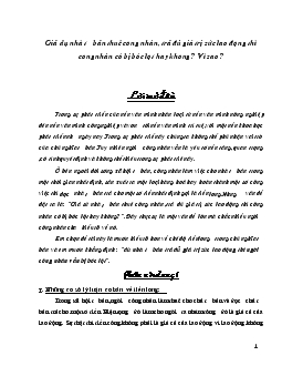 Tiểu luận Dù nhà tư bản trả đủ giá trị sức lao động thì người công nhân vẫn bị bóc lột
