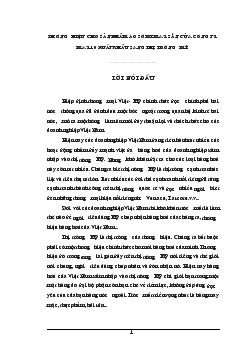 Tiểu luận Thương hiệu cho sản phẩm áo sơ mi may sẵn của công ty may 10 xuất khẩu sang thị trường Mỹ