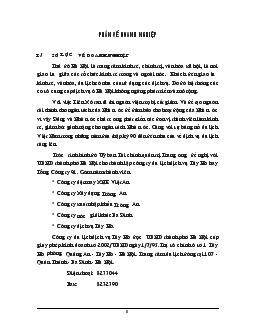 Báo cáo Thực trạng hoạt động kinh doanh của Công ty du lịch dịch vụ Tây