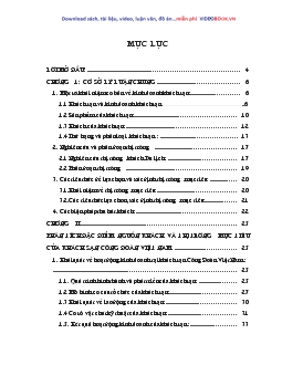 Chuyên đề Xác định thị trường mục tiêu và một số kiến nghị đối với hoạt động thu hút khách của khách sạn Công Đoàn