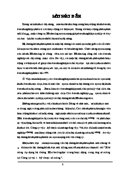 Luận văn Khả năng áp dụng hệ thống Marketing dọc trong hoạt động cung ứng xi măng tại Công ty vật tư kỹ thuật xi măng