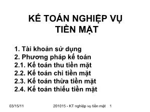 Bài giảng Kế toán tài chính ngân hàng