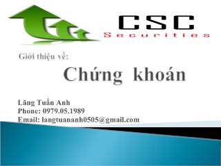 Đề tài Giới thiệu về chứng khoán