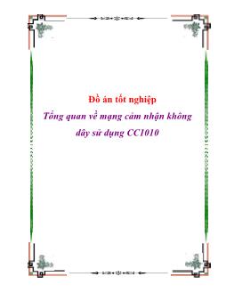 Đồ án Nghiên cứu các chế độ và cách chuyển đổi giữa các chế độ của CC1010