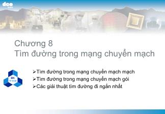 Bài giảng Tìm đường trong mạng chuyển mạch