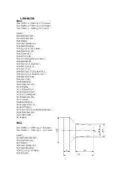 Bài tập CNC