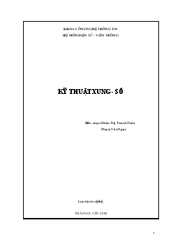 Giáo trình Kỹ thuật Xung - Số