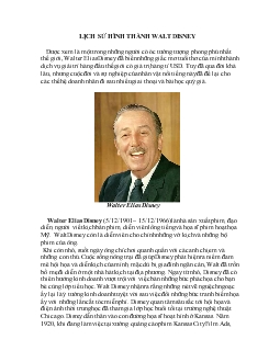Lịch sử hình thành Walt Disney