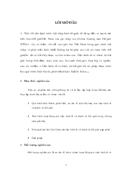 Báo cáo thực tập tại Viện Kinh tế và Chính trị Thế giới