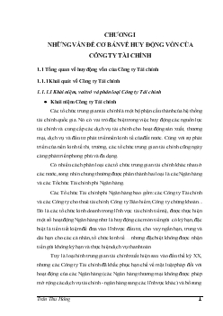 Chuyên đề Giải pháp nâng cao hiệu quả huy động vốn của công ty tài chính công nghiệp tàu thu