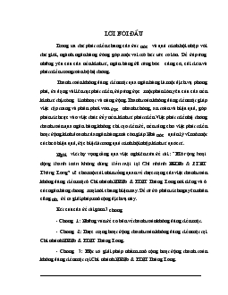 Chuyên đề Mở rộng hoạt động thanh toán không dùng tiền mặt tại Chi nhánh ngân hàng nông nghiệp và phát triển nông thôn Thăng Long