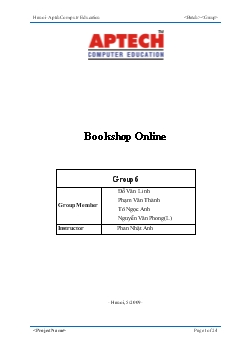 Đề tài Bookshop Online