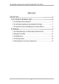 Đề tài So sánh những đặc trưng kinh tế của hệ thống TBCN và XHCN. Từ đó rút ra những đánh giá theo góc độ kinh tế so sánh