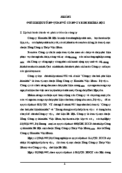 Báo cáo Đặc điểm tổ chức hạch toán kế toán tại Công ty Kim khí Hà Nội